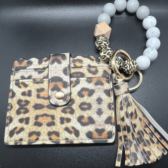 Trendy wristlet wallet keychain, birthday gift, anniversary gift, grad gift - Picture 10 of 11